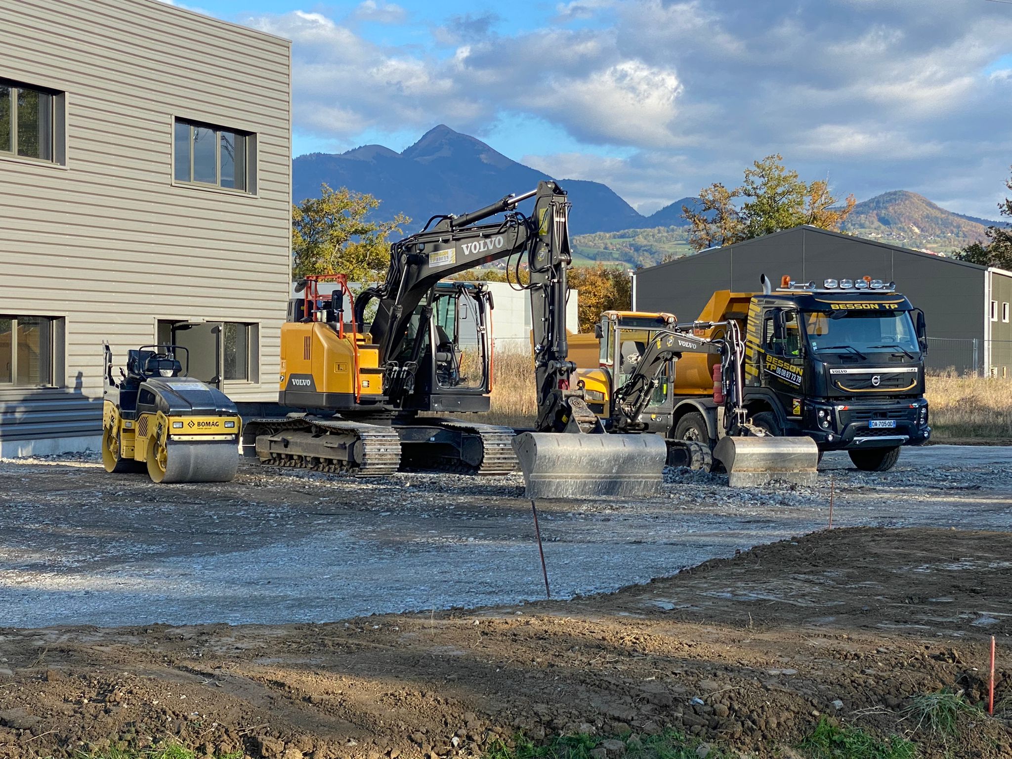 Chantier Besson TP en Haute-Savoie