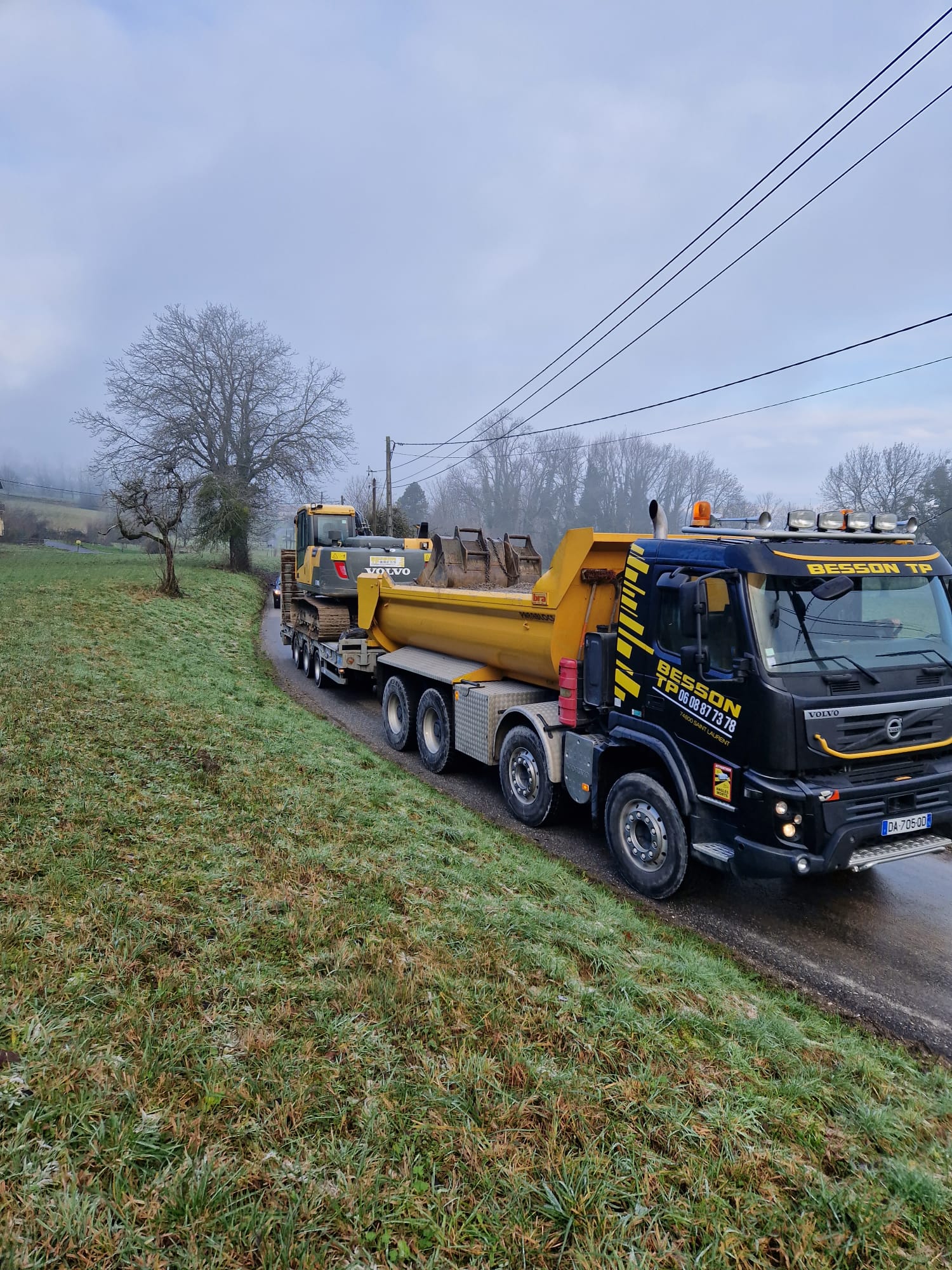 Assainissement individuel à Marcellaz - Besson TP Haute-Savoie