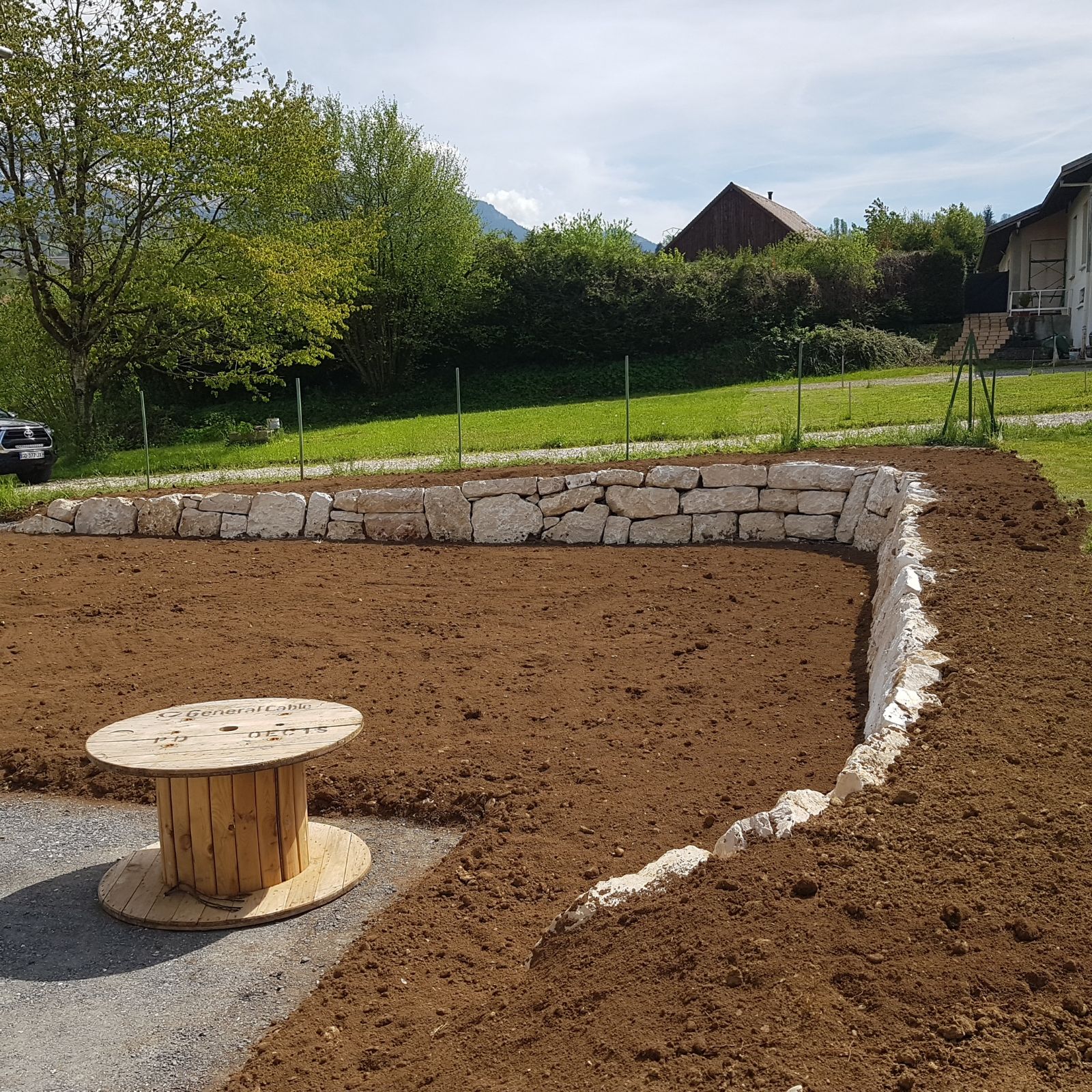 Enrochement à Cluses - Besson TP Haute-Savoie