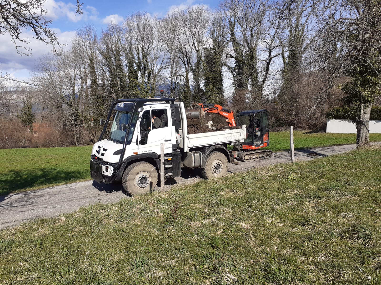 Micro-station d'épuration à Peillonnex - Besson TP Haute-Savoie