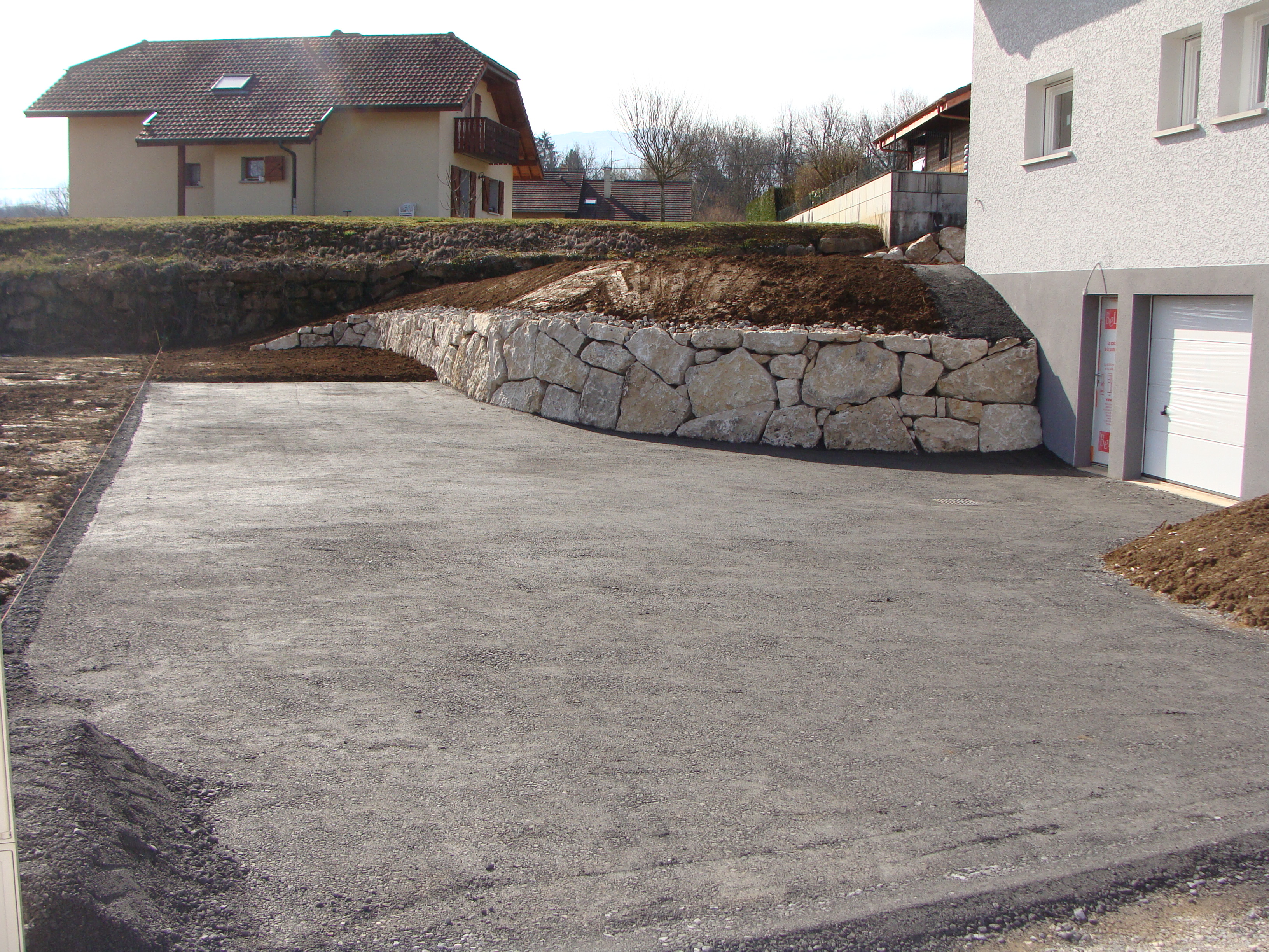 Terrassement maison à Bonneville - Besson TP Haute-Savoie
